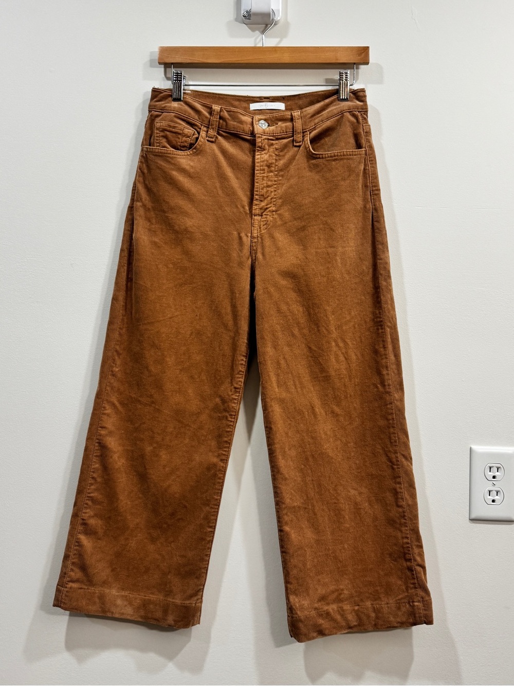 7 For All Mankind Wide Leg Corduroy Pants – Camel Brown